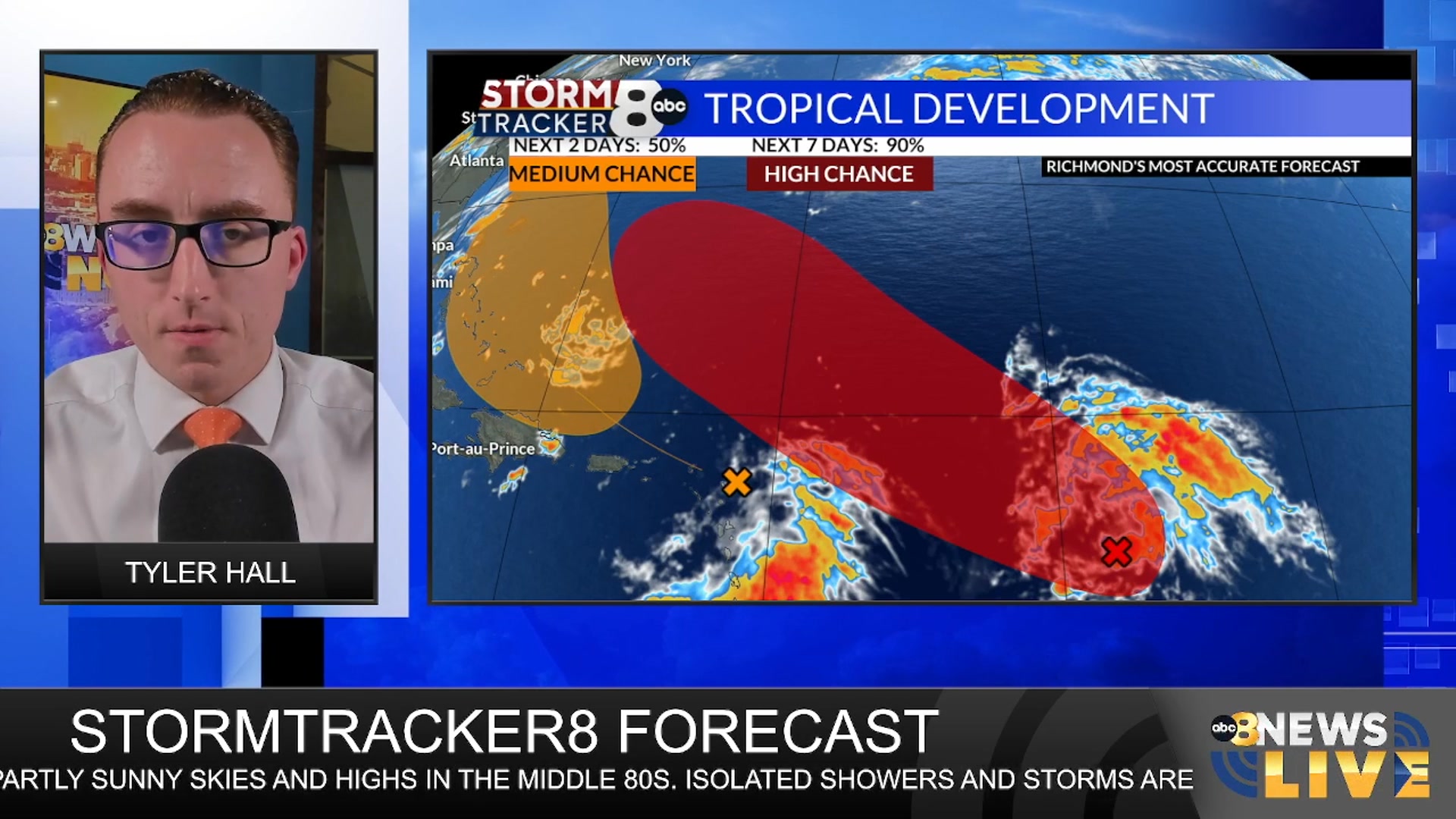I'm giving you an extensive look at the latest with the tropics, along ...