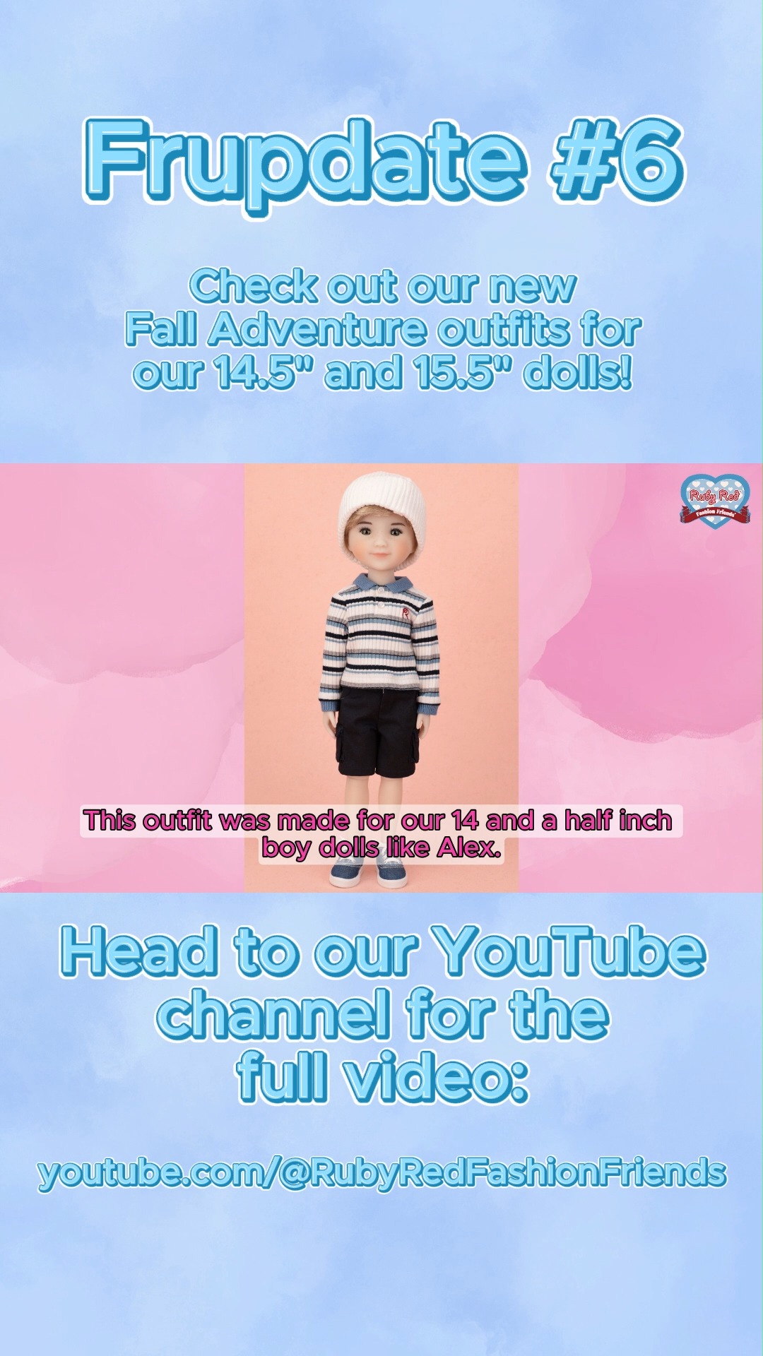 🥰New Outfit- Fall Adventure is now available at rubyredtoys.com! Don’t ...