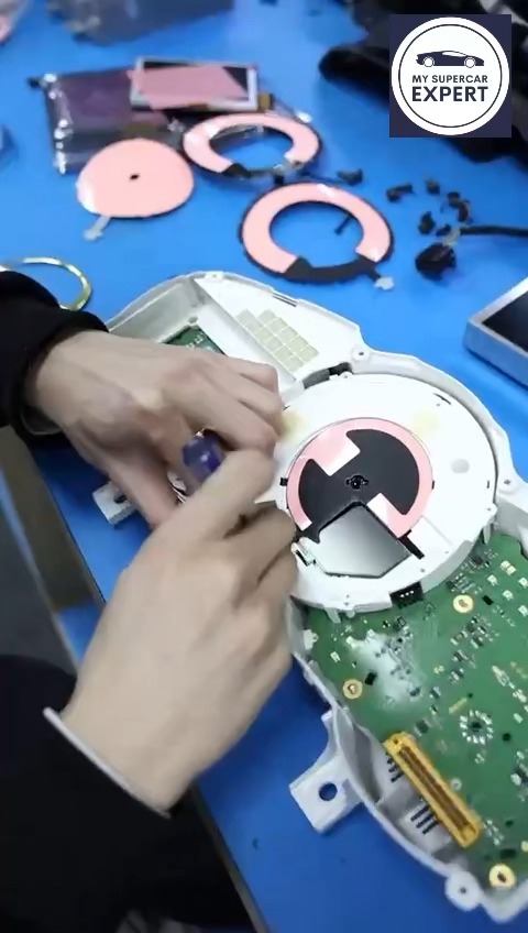 How to install the backlight and screen for Ferrari 458 instrument