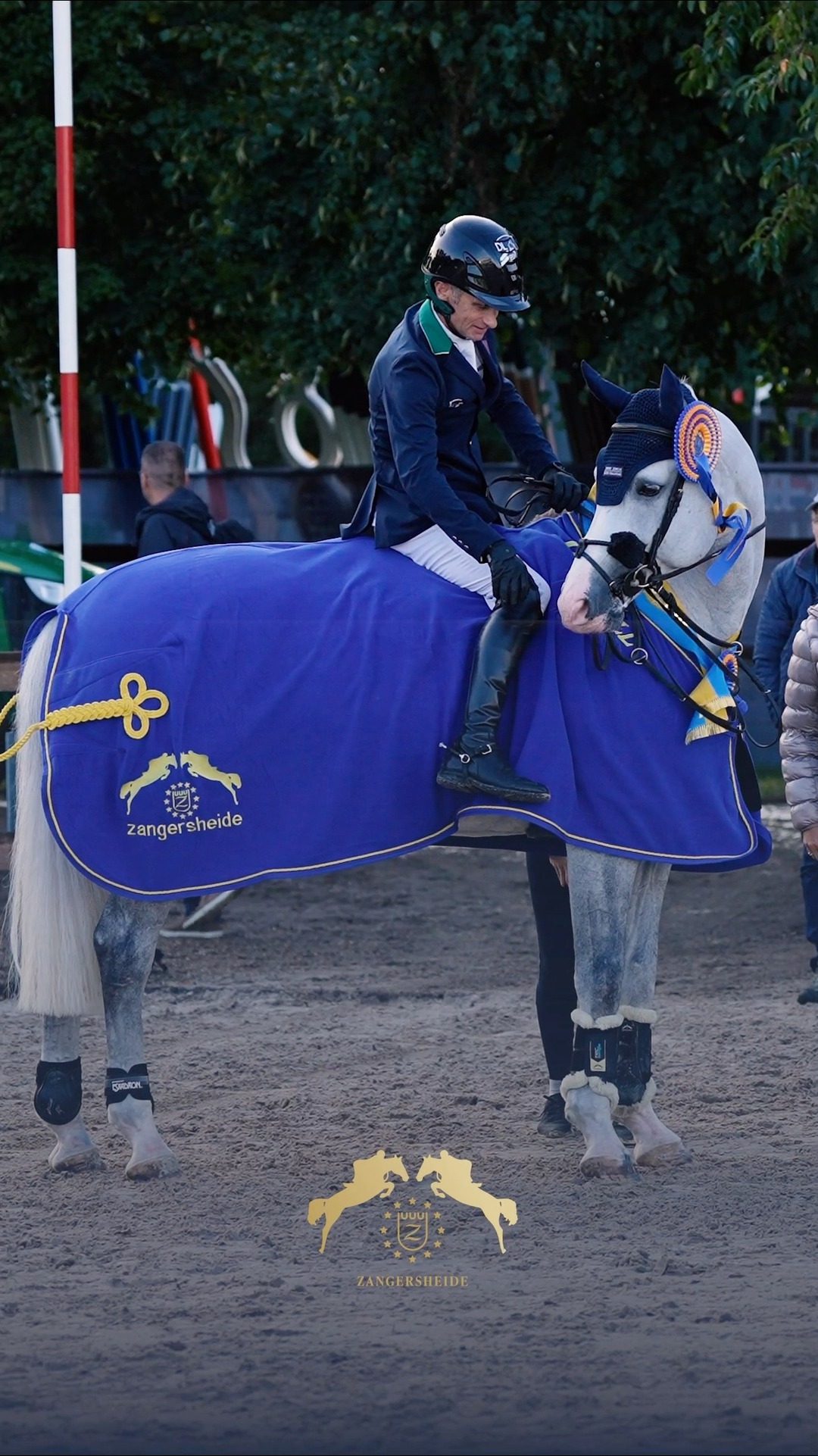 Claire Z and Pieter Devos jumped an amazing clear round at the FEI