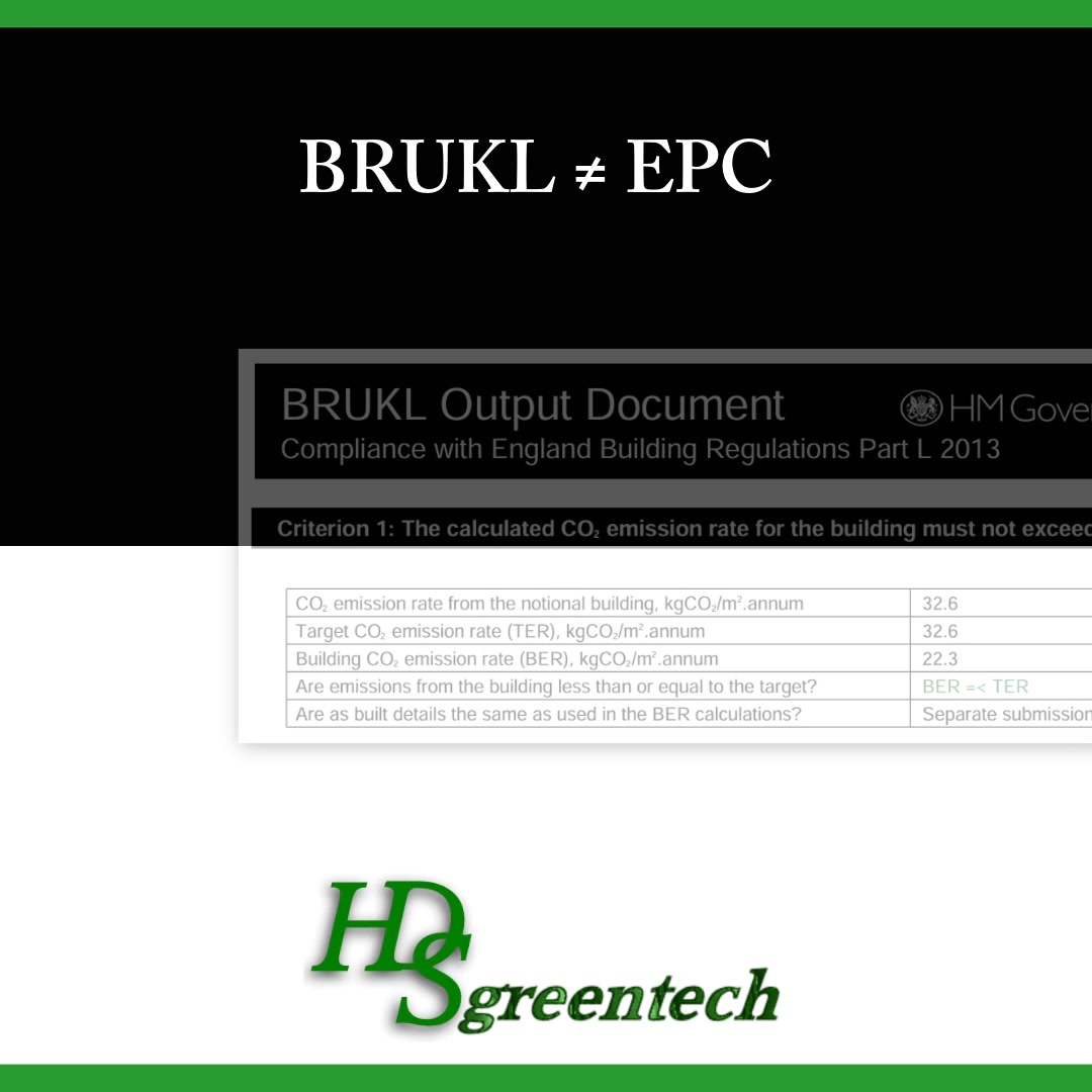 📄 BRUKL ≠ EPC: two outputs, one model —... - HDSgreentech Ltd | Facebook