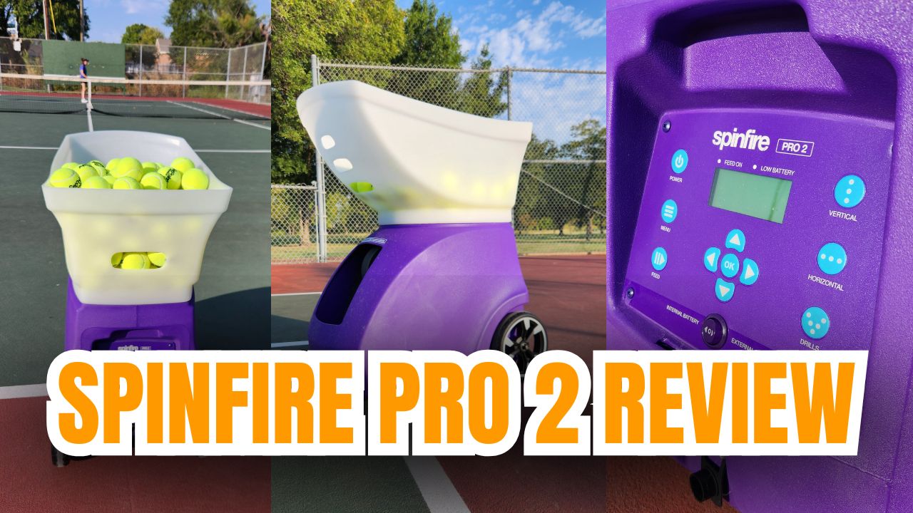 The Spinfire Pro 2 tennis ball machine is our #1 rated personal