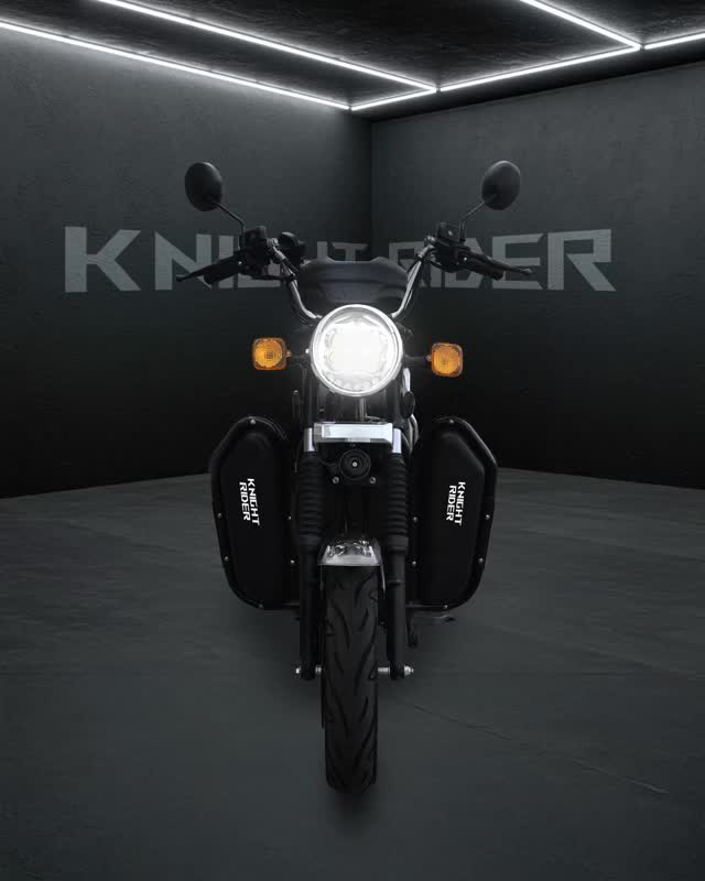 Crown Electric Knight Rider — built to rule the roads 🖤 Knight Rider ...