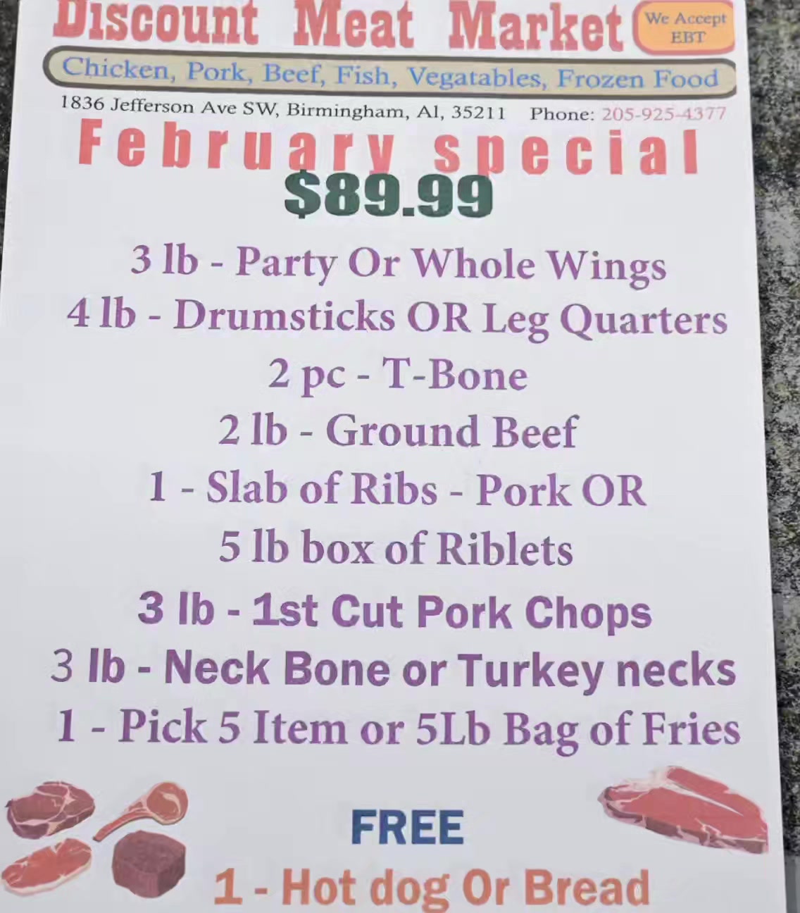 Discount Meat Market Birmingham | Birmingham AL