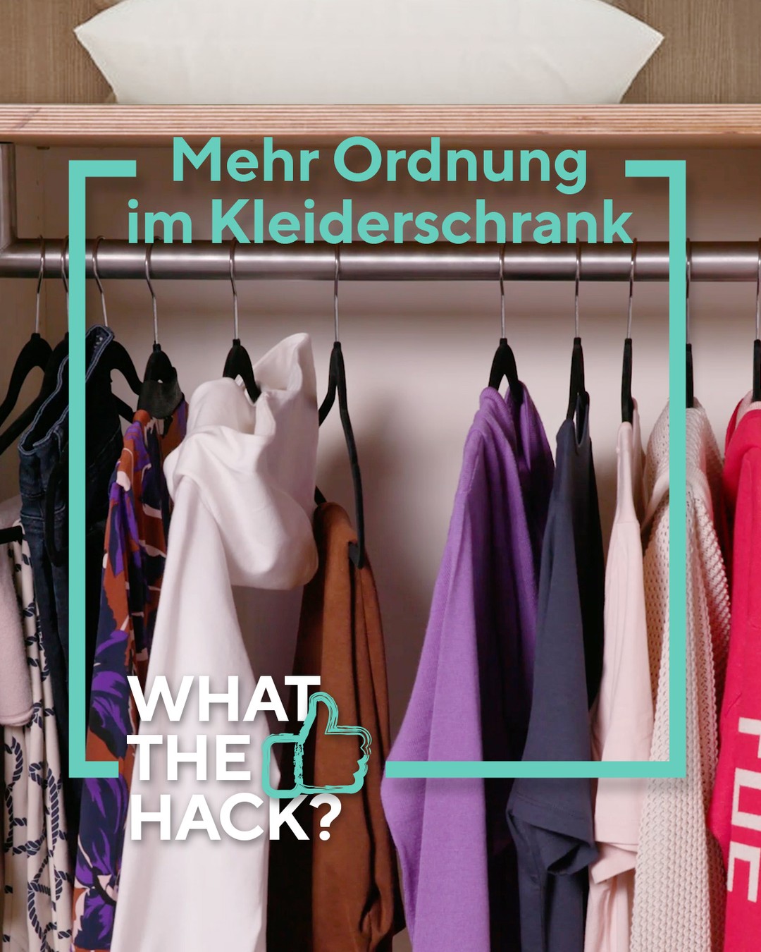 Nach diesem Hack macht ihr garantiert einen Haken hinter das Thema: Kleider aufhängen! ✔️ Wer muss diesen Trick unbedingt ausprobieren? Schreib's uns in die Kommentare! 👇 | QVC