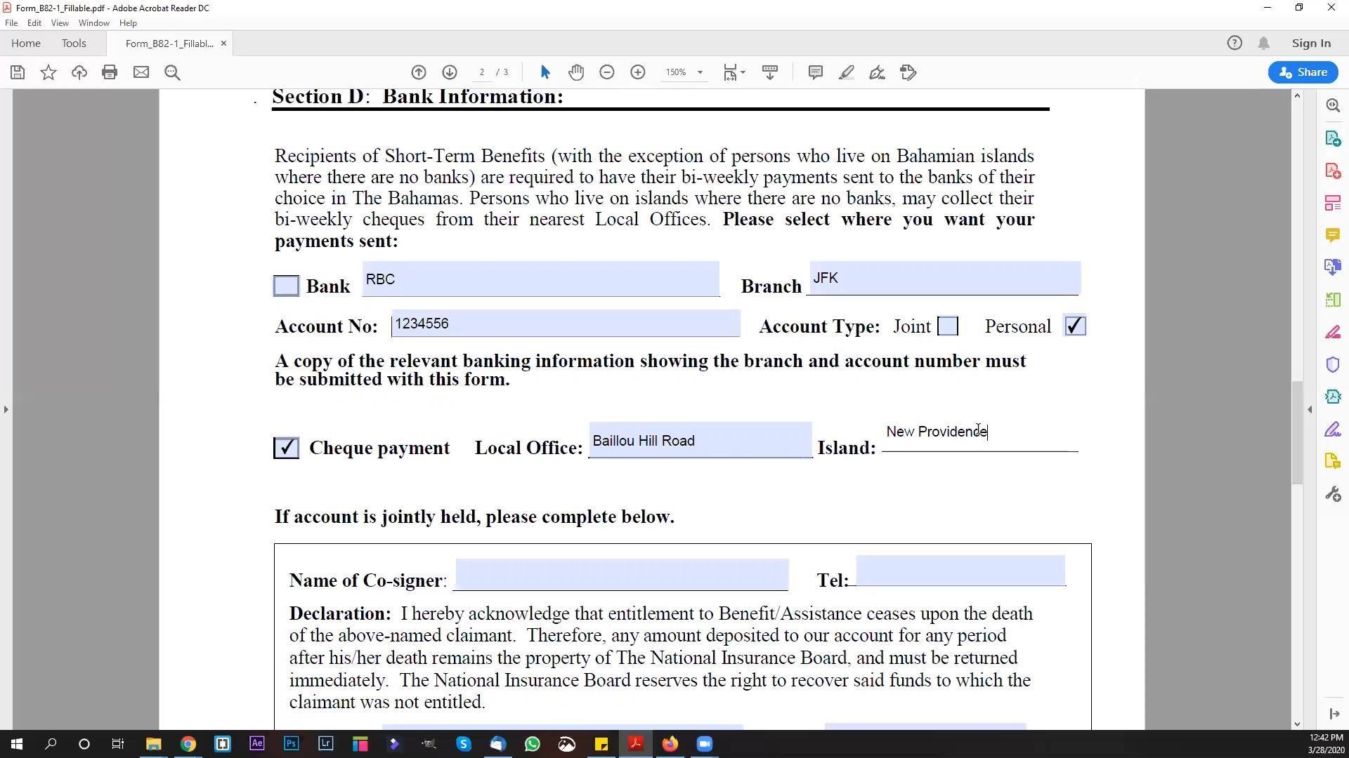 A quick video tutorial on how to fill out the NIB claim for ...