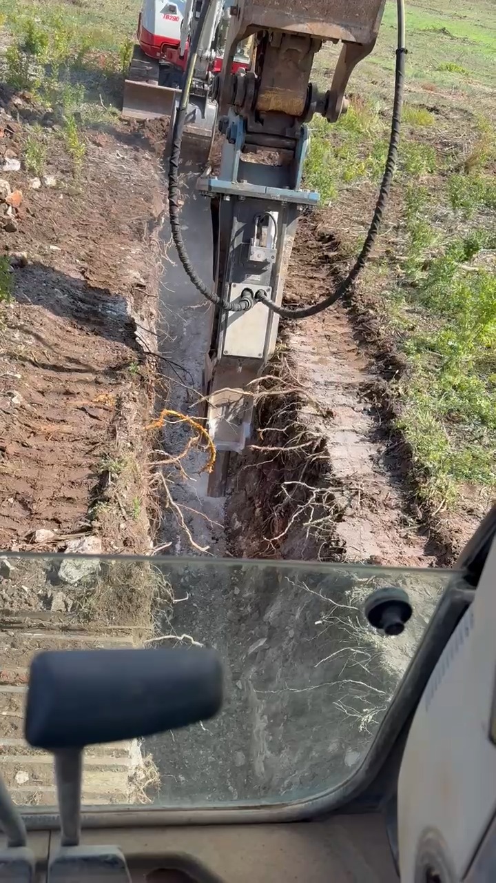 🚜 Hit rock while digging? Don’t have the equipment to break it up? We ...