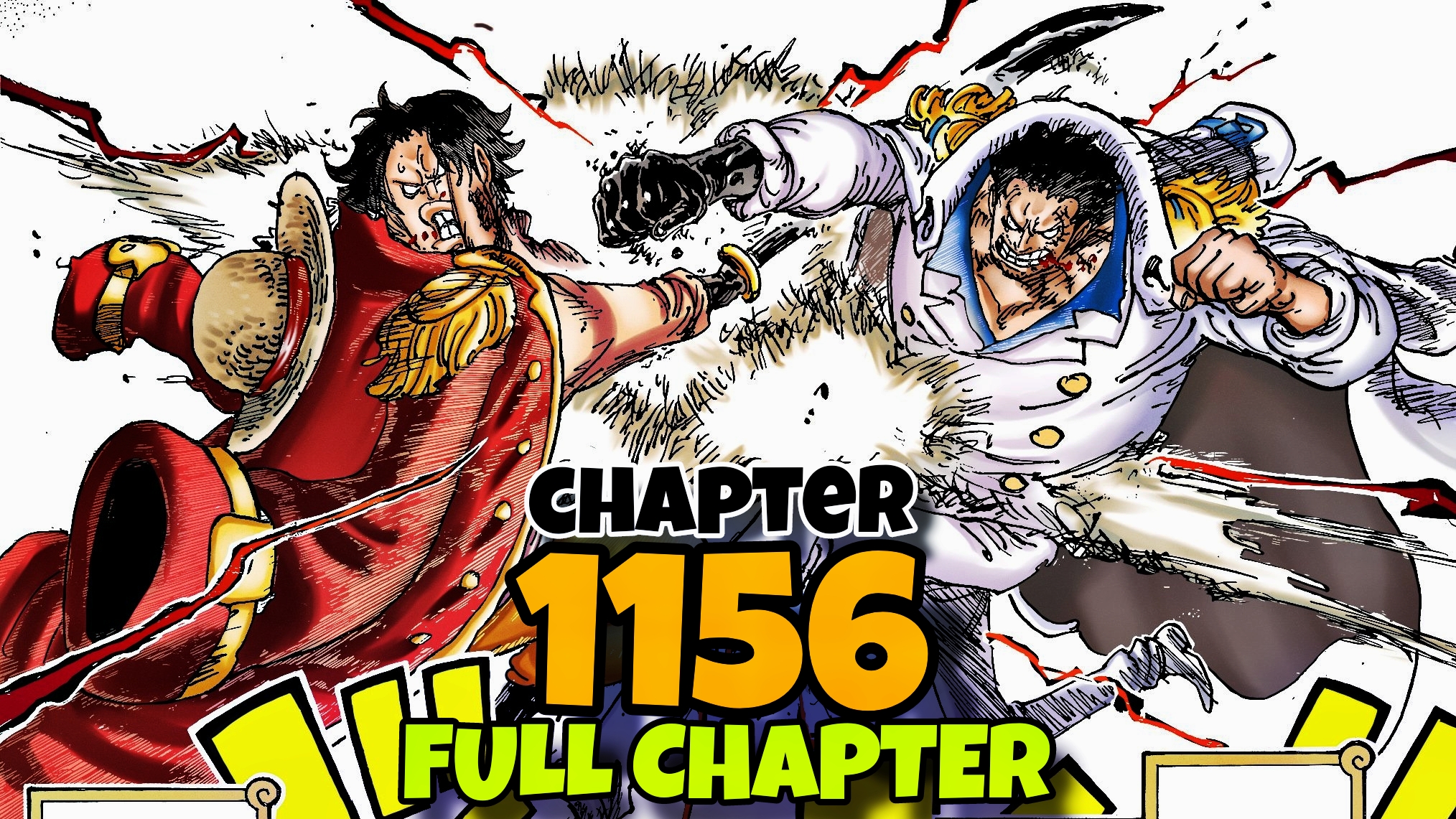 PRIME ROGER vs GARP💥 ROCKS DOUBLE DEVIL FRUIT💀🔥One Piece Chapter 1156 ...