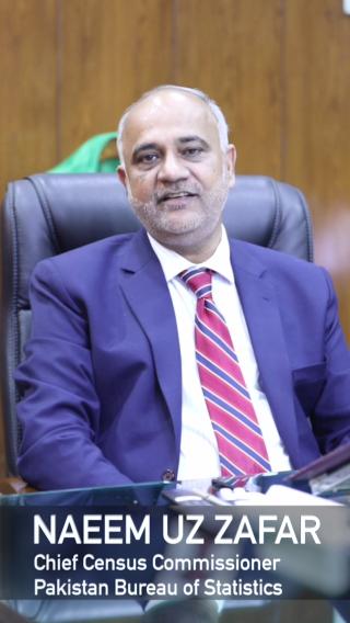 Chief Census Commissioner, Dr Naeem Uz Zafar, encourages all of ...