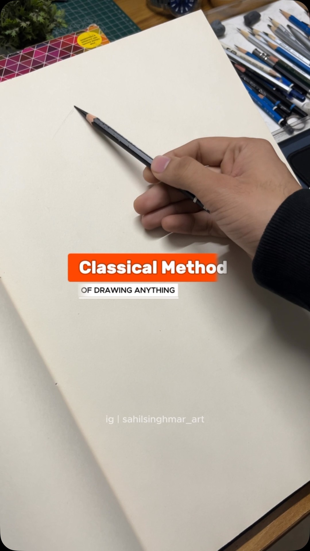 PART 1 - Classical Method of Drawing Anything 🎨 Drawing a figure from ...