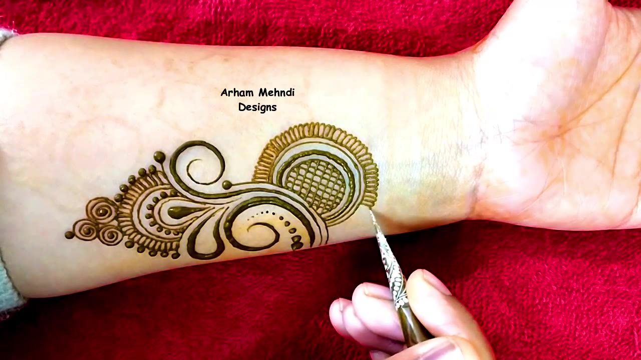 Arham Mehndi Designs New Stylish Mehndi Design For Hand Easy Mehndi Design For Beginners Arham Mehndi Designs Facebook