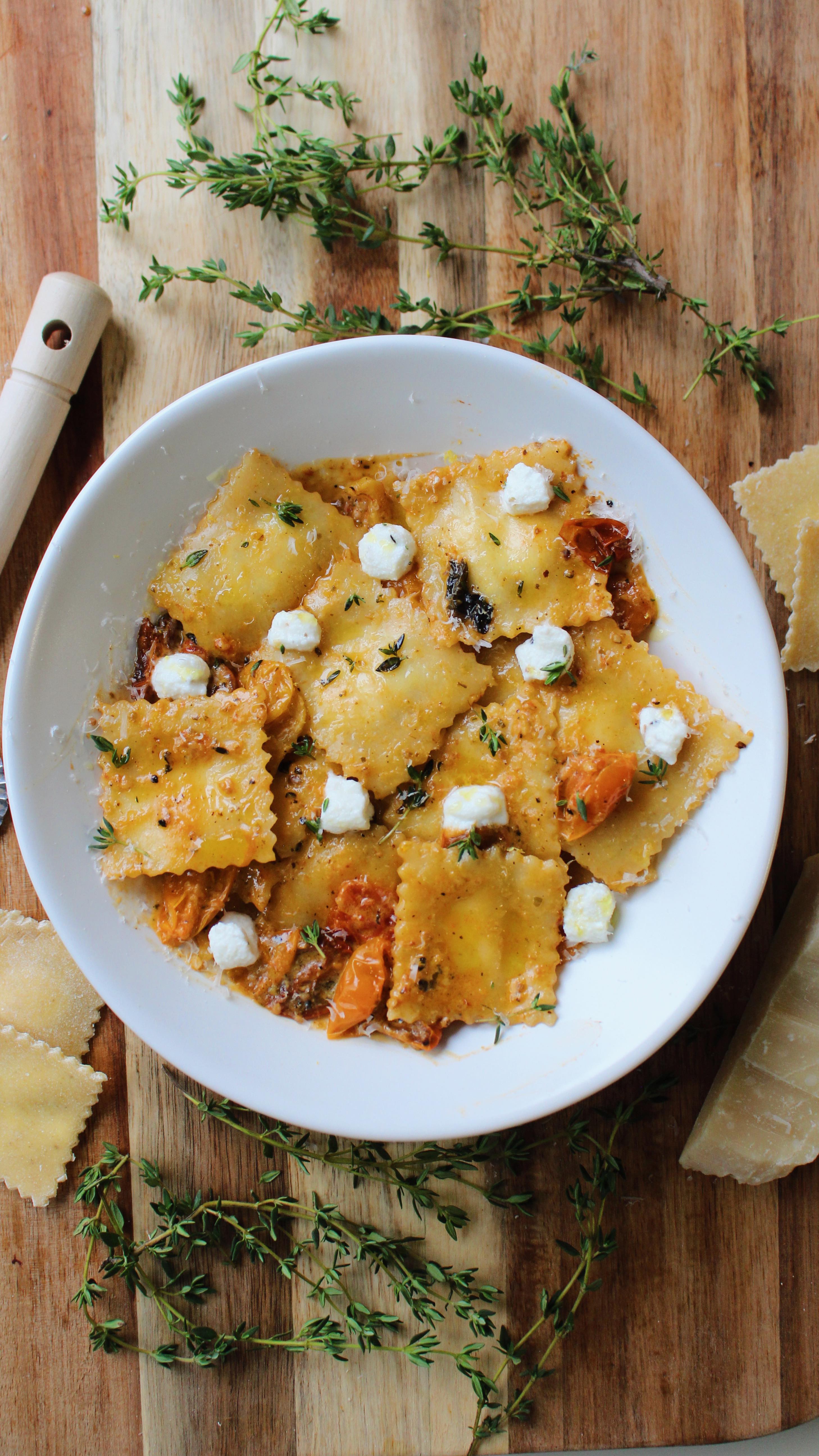 {tomato ricotta ravioli} • I love using leftover ingredients in fun ...
