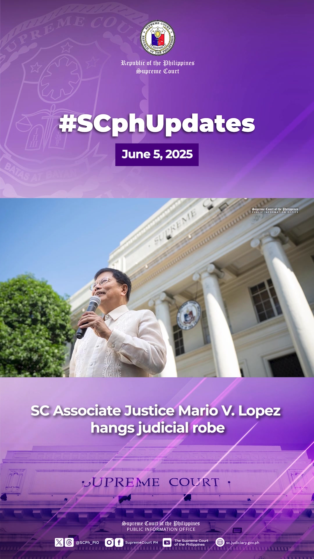 Here’s the latest from the Supreme Court of the Philippines, June 5 ...