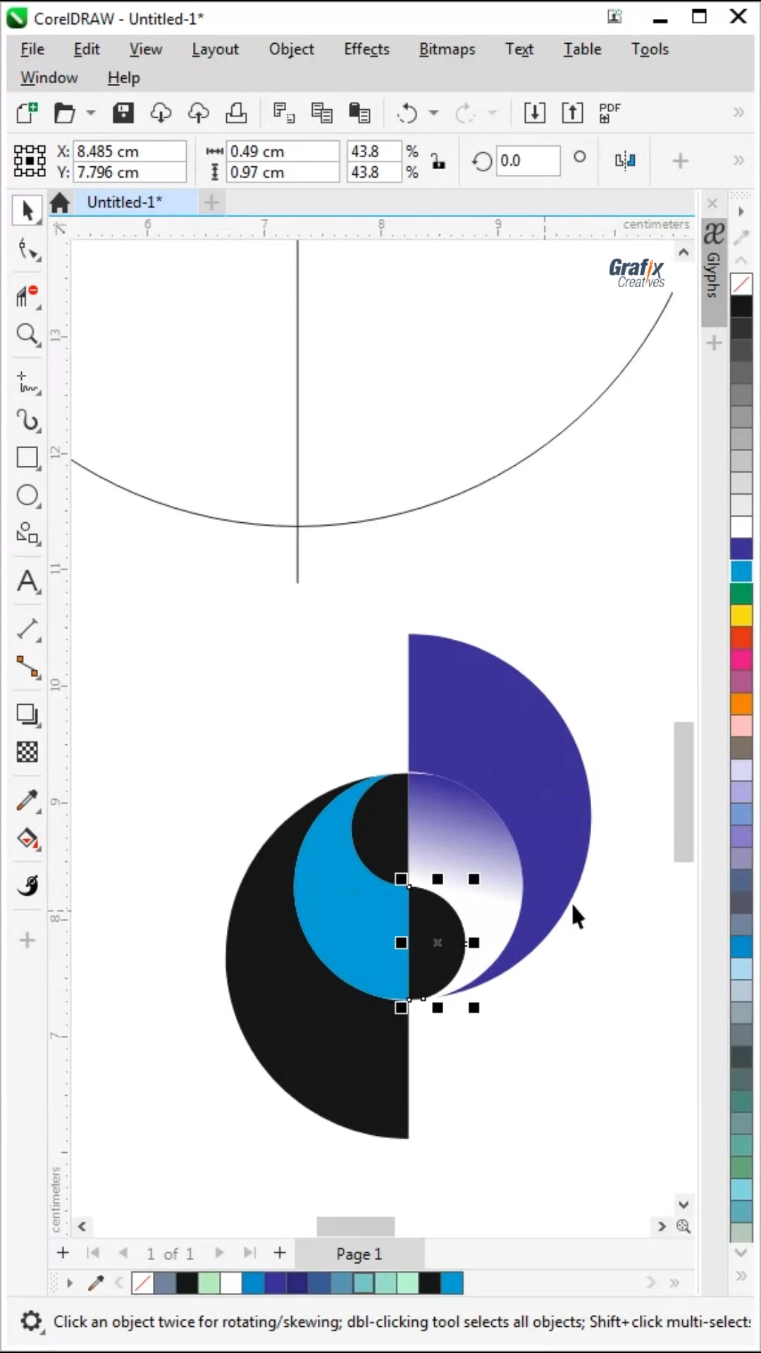 Graphix concept design in CorelDRAW . #logoideas #logo #logodesign # ...