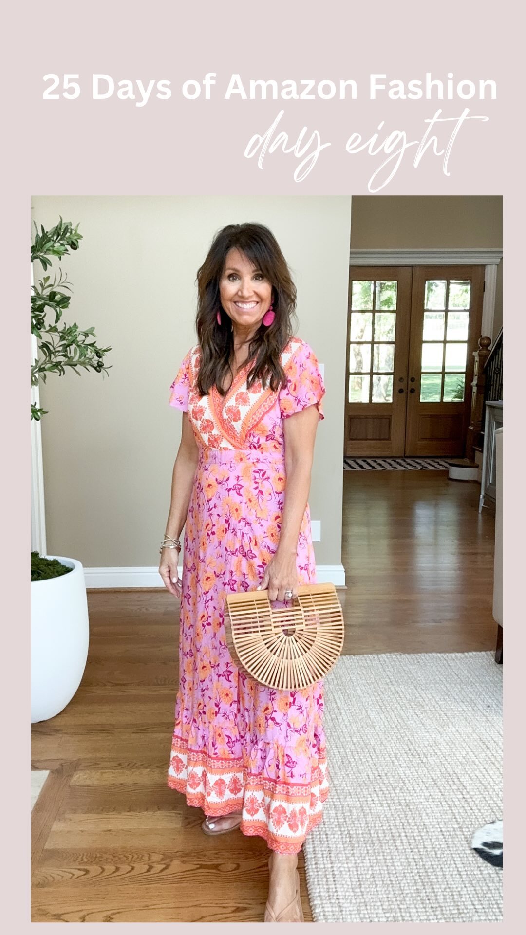 amazon beach maxi dresses 25 DAYS OF Fashion-DAY 8, This floral dress is in my suitcase for our next vacation! I love the pink and orange color; it’s lightweight and under $ 50. For outfit details: Comment skimming maxi featuring statement Color:BLUE AQUA Blue dress colourcheck Jenny Yoo Bridesmaid Dress