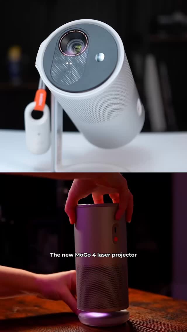 $800 portable projector 😳 that's *actually* portable because it