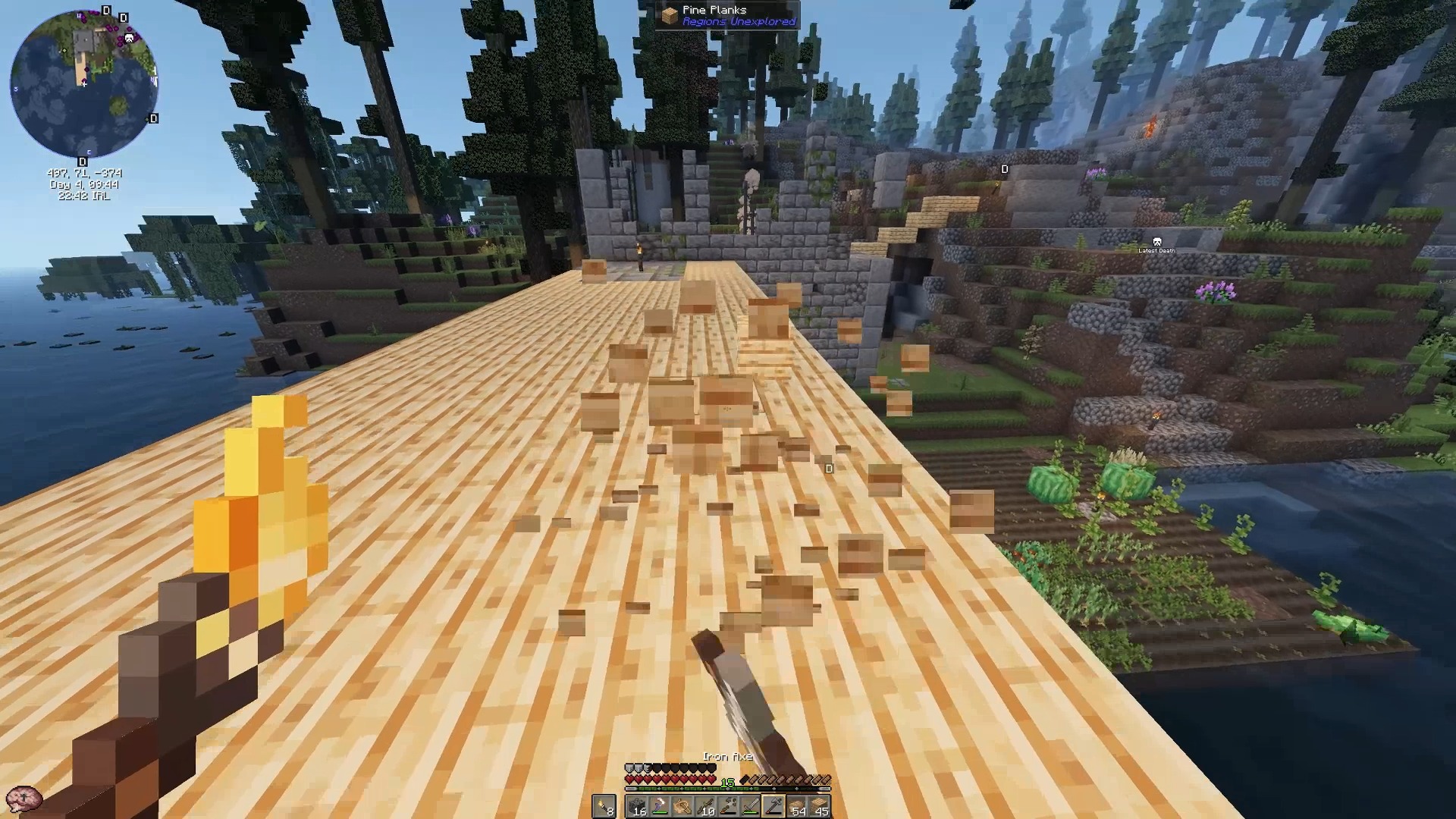 100วัน เอาชีวิดรอดในดินแดนผีดุEP2 !! #utit #utitch #minecraft #มายคราฟ ...