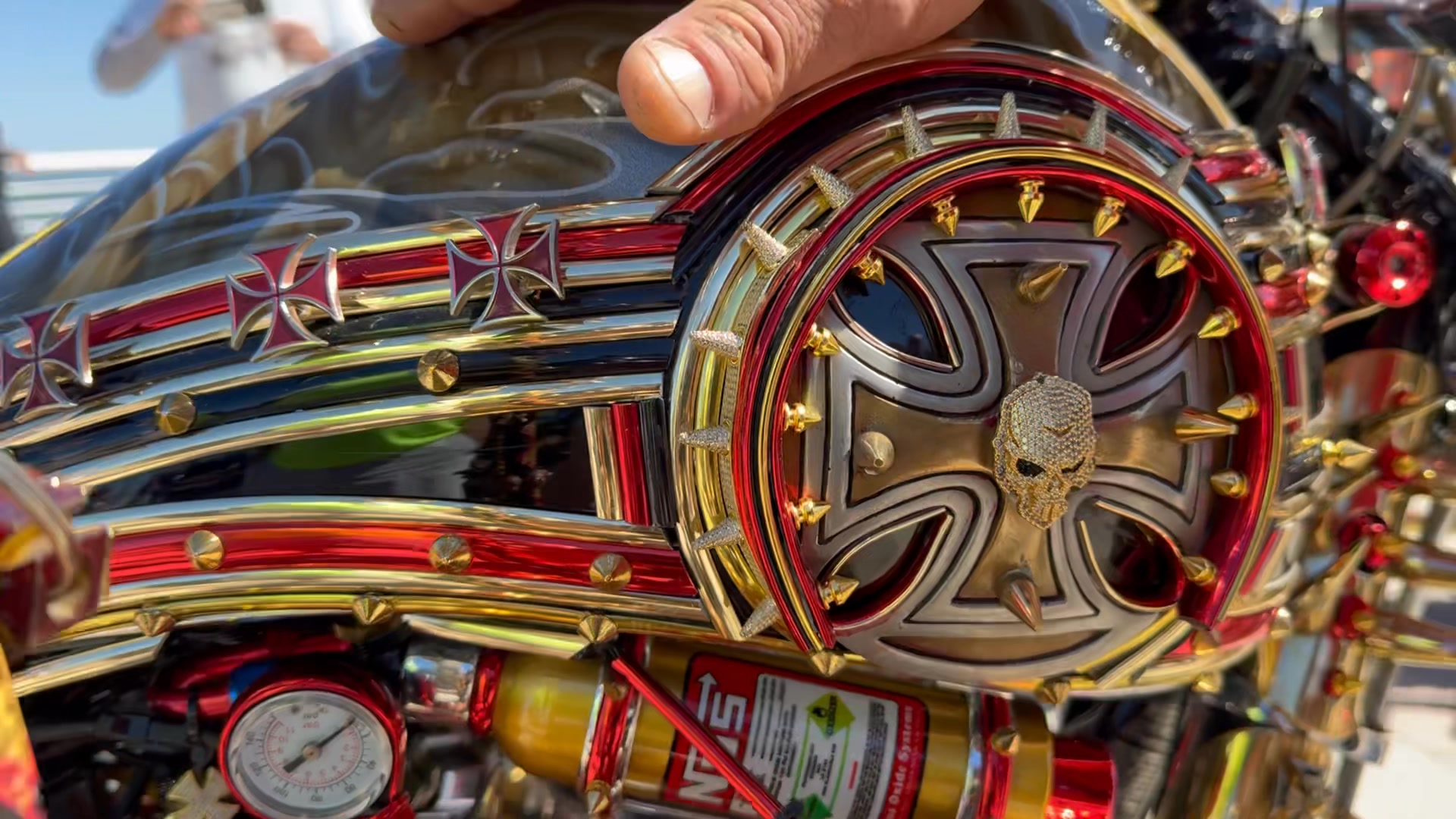 The NEW Gucci Chopper Rolls Out of Daytona Bike Week!
