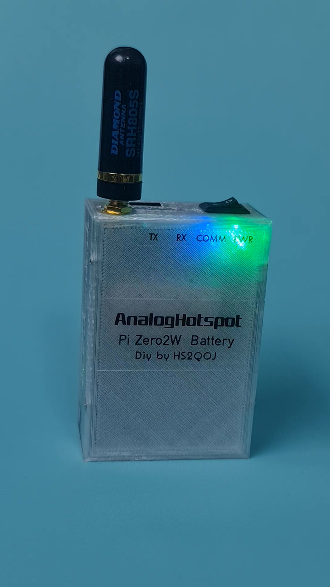 อัฟเดทงาน Analog Hotspot - pi zero 2w - Battery 3000mA - สายอากาศแม็ท ...