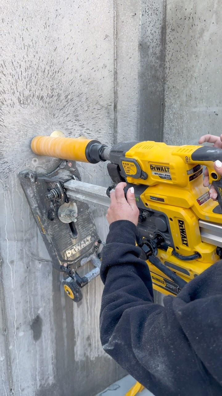 Complete challenging coring jobs with the 60V MAX* 3-Speed Core Drill ...