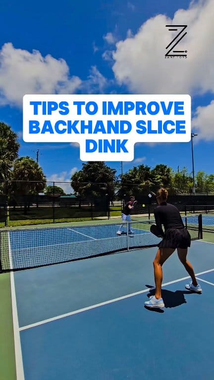 Use these tips to improve your backhand slice dink! 1. Start low with ...