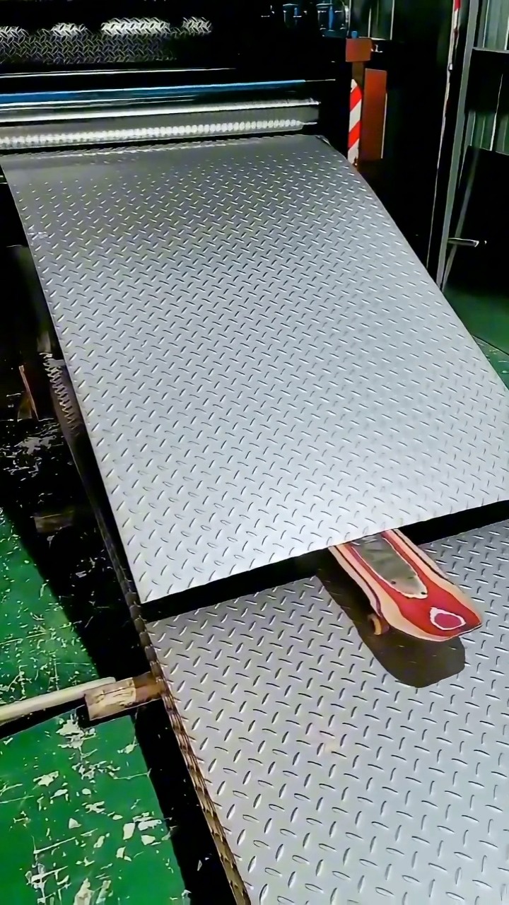 Stainless Steel Checker Plate #production #process #alshaheentech | Al ...