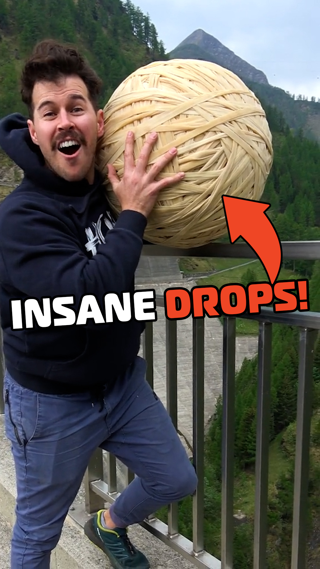Can We Catch A Beach Ball From 165m Down? | How Ridiculous | Facebook