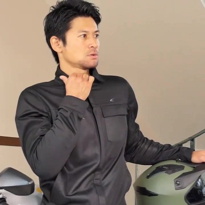 JK-155 Protect Mesh Rider Shirt Riders shirt with built-in textile 