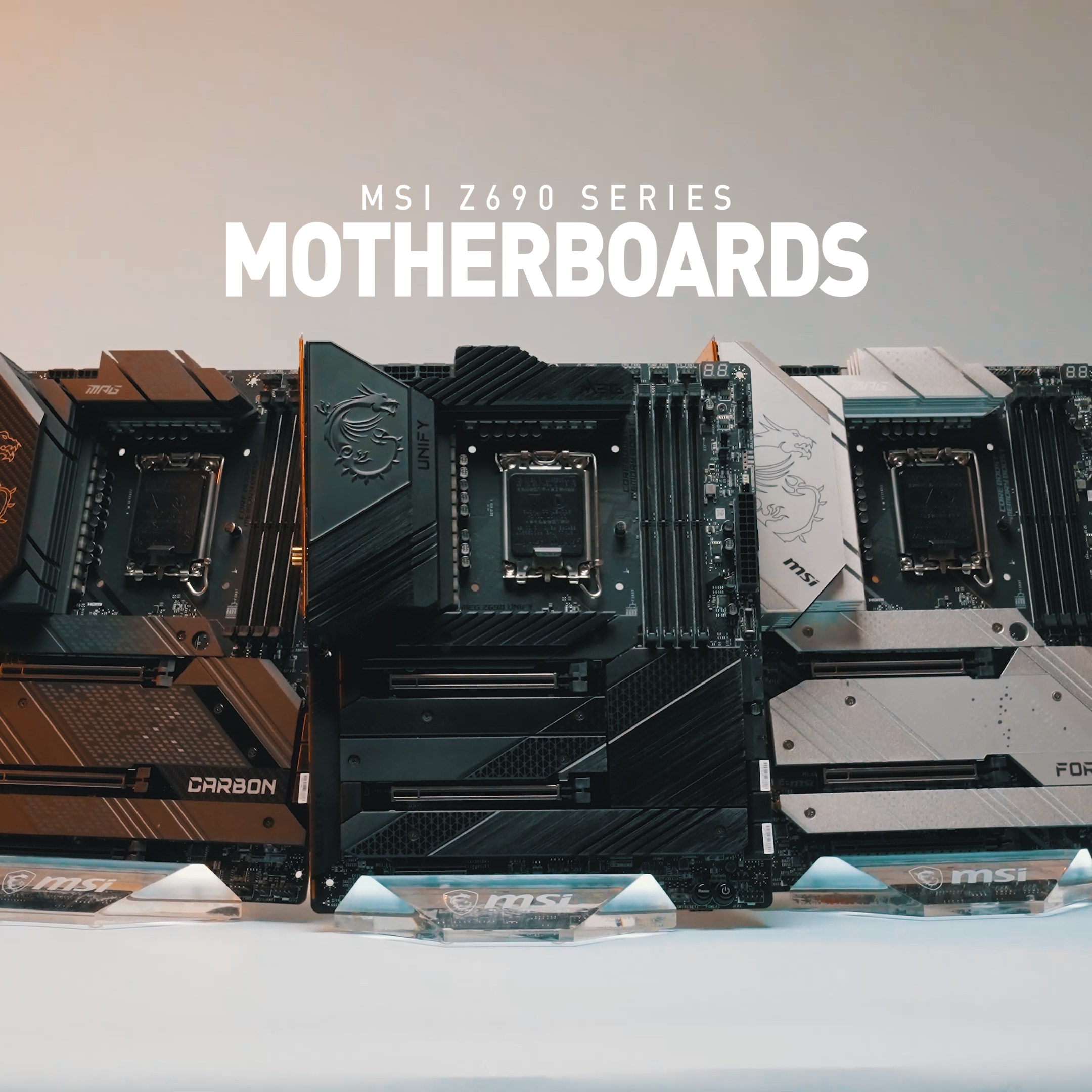 MSI brings the MPG Carbon line to the Intel Z690 chipset with Gen5 