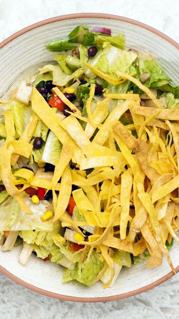 What is a good taco salad recipe without sour cream?