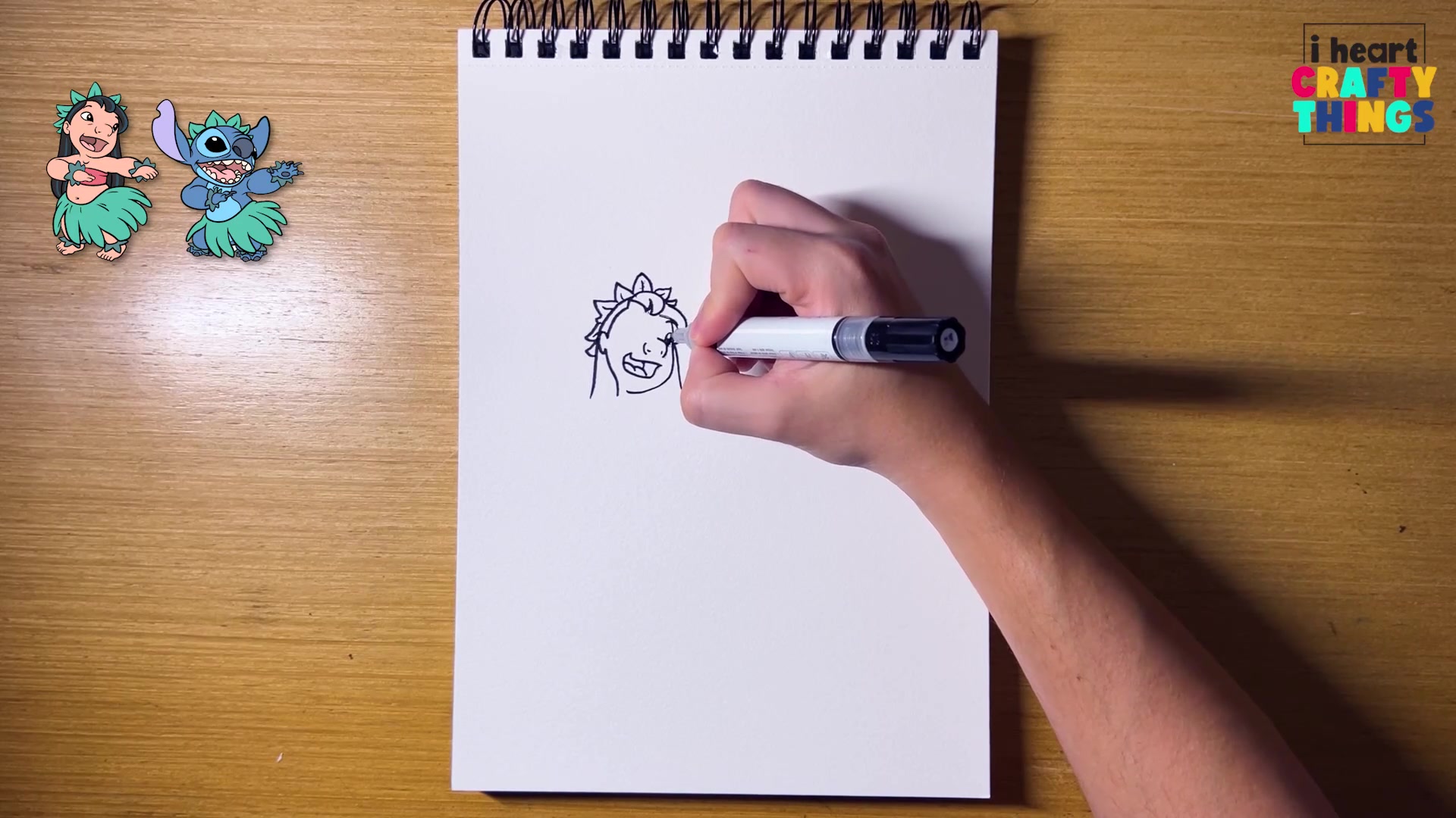 Draw Lilo and Stitch Together Easy Fan Art for Kids & Disney Lovers! 🌺 ...