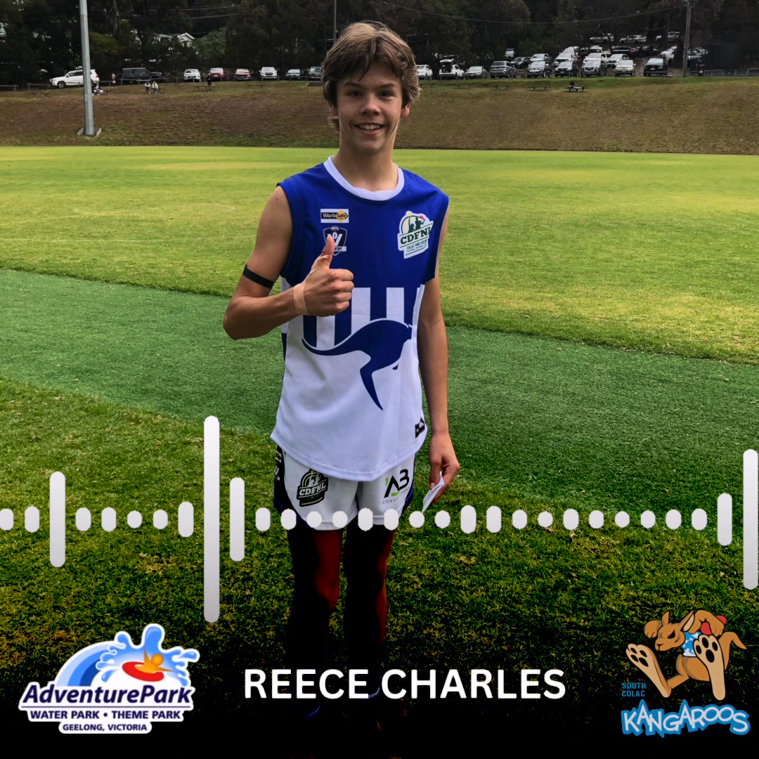 Our Junior Player Of The Day was Reece Charles from the South Colac ...