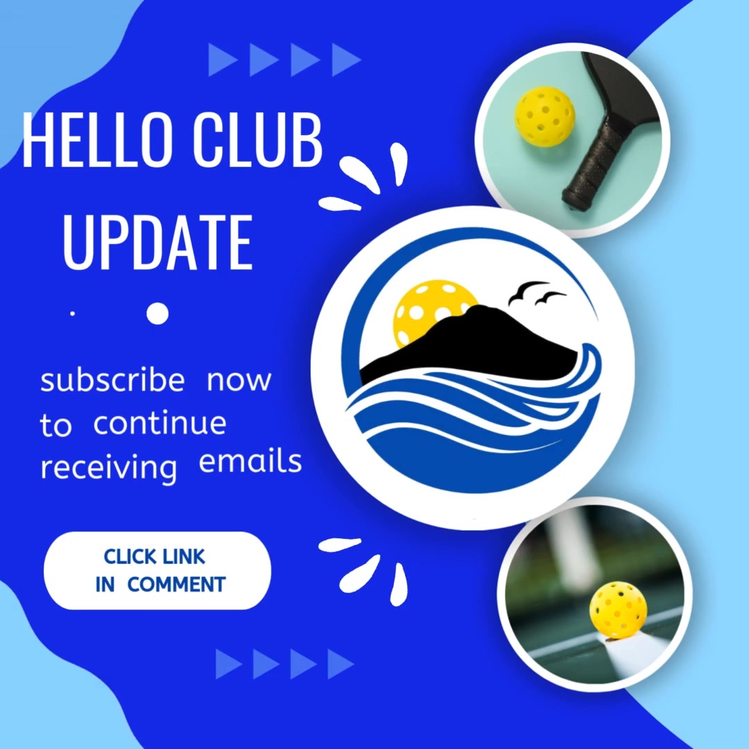 The Mount Pickleball Club is now using the “Hello Club” software to ...