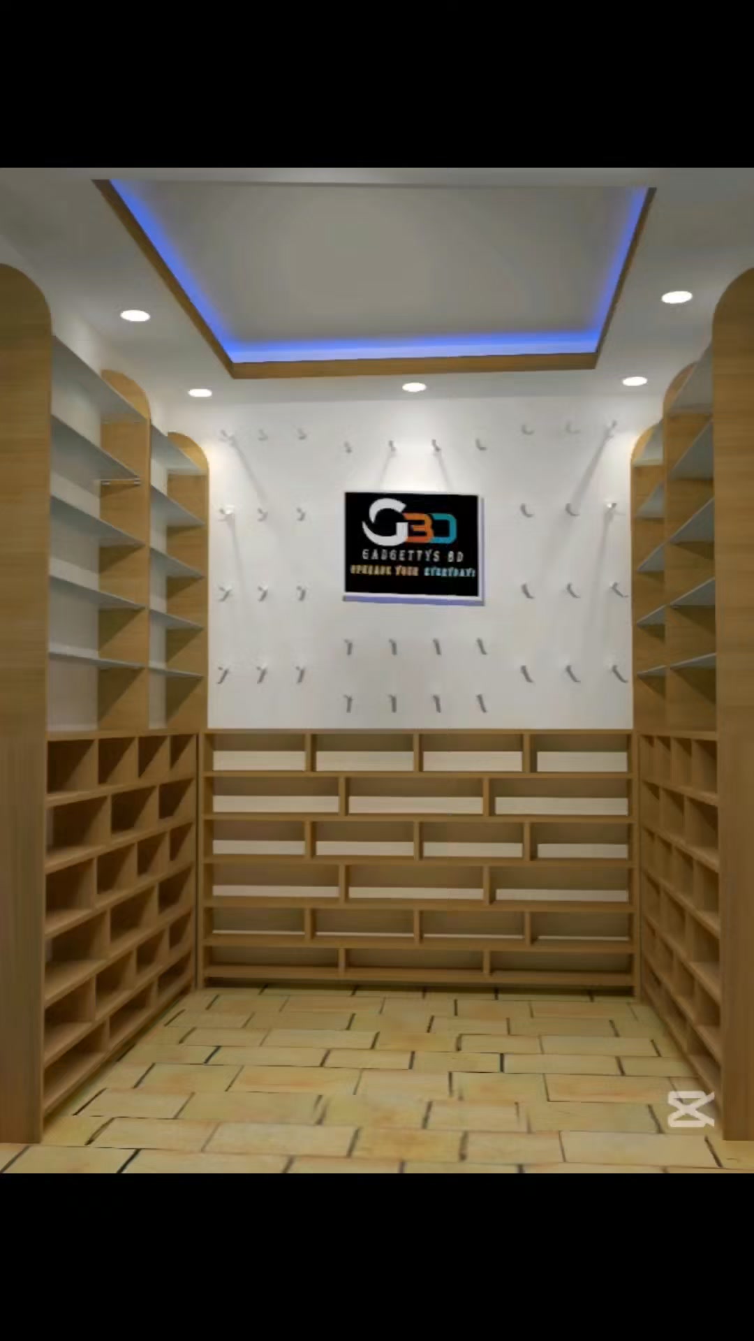 মোবাইল এক্সোসারিজ এর দোকানের ইন্টেরিয়র ডেকোরেশন এর কাজ সম্পন্ন করা হলো ...