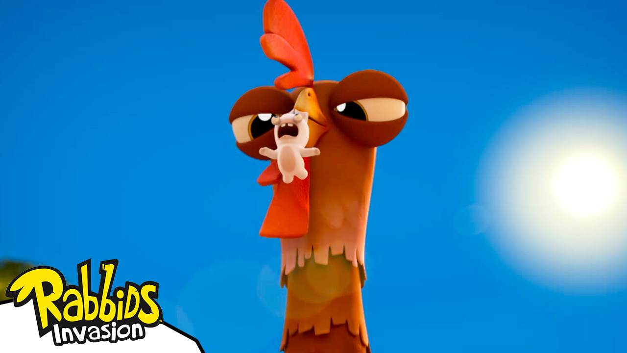 Mini Rabbid 🐇VS Giant Chicken 🐓 | Rabbids | Facebook