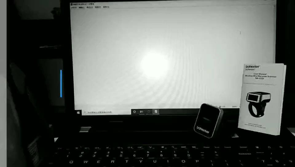 wireless connection tutorial for trohestar N8 finger wireless bar code ...