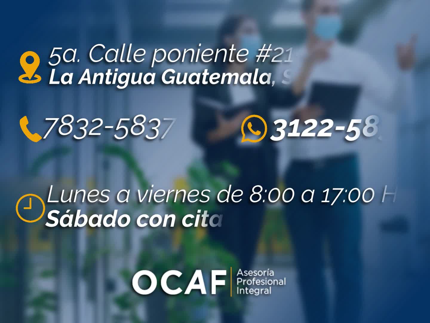 OCAF | Antigua Guatemala