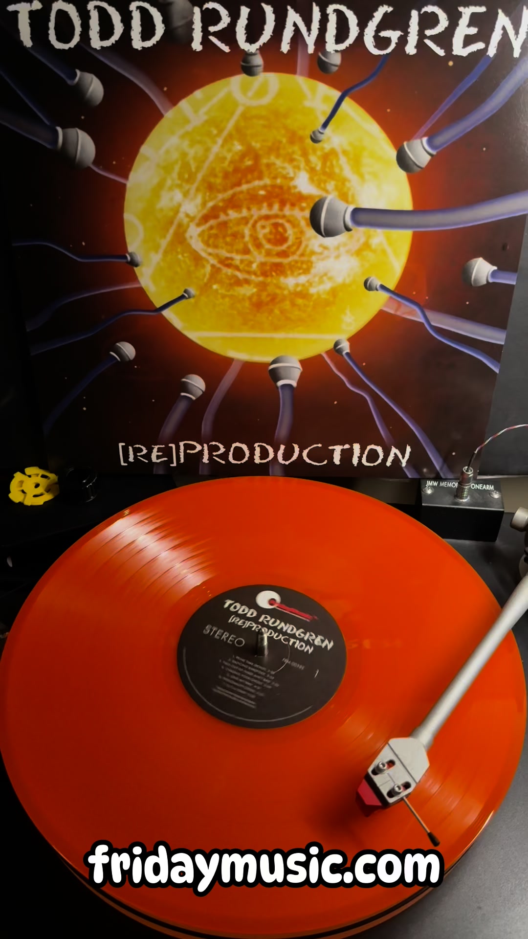 TODD RUNDGREN Tell me Your Dreams New Orange & Red REPRODUCTION Vinyl # ...