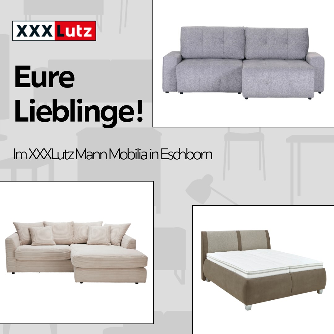 Wir präsentieren: Die Favoriten aus deinem XXXLutz Mann Mobilia Möbelhaus in Eschborn. | XXXLutz Deutschland