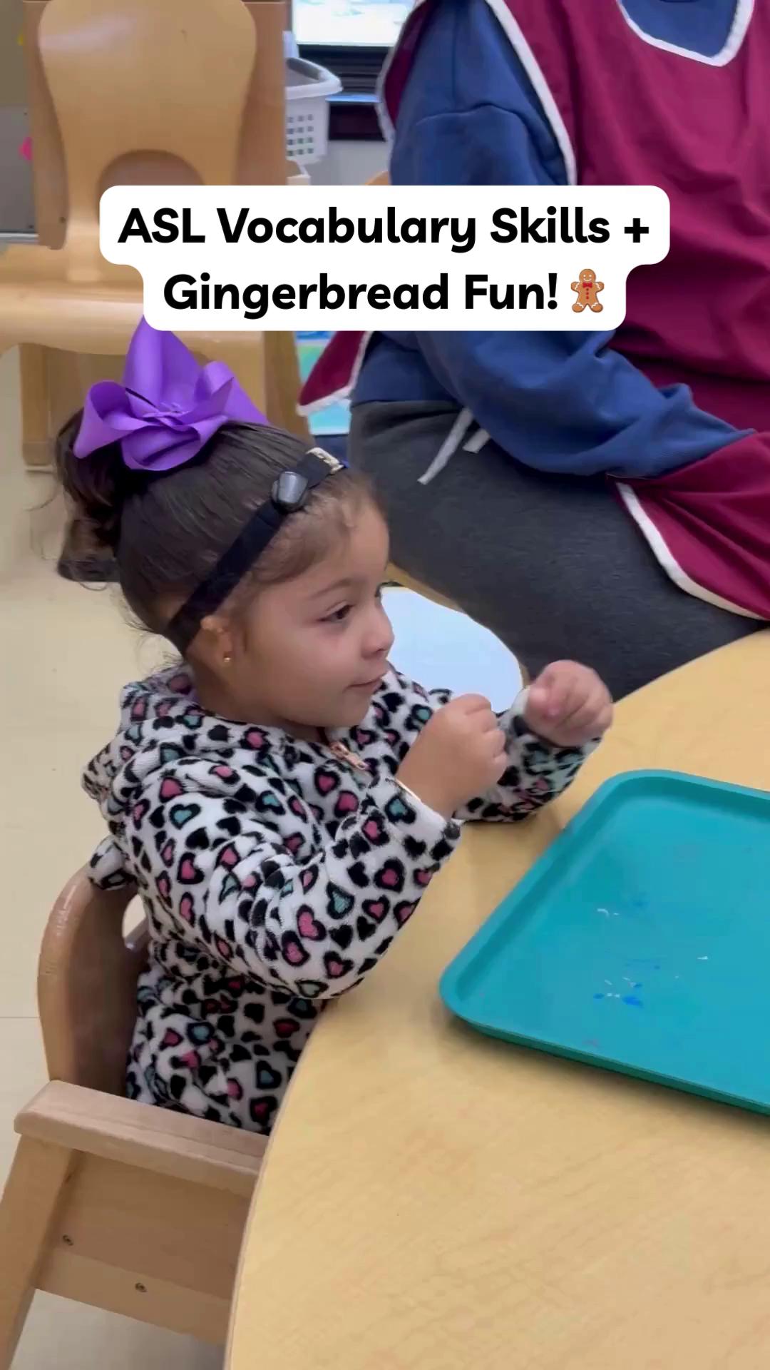Hands-On Learning at Happy Hands! Our students are making gingerbread ...