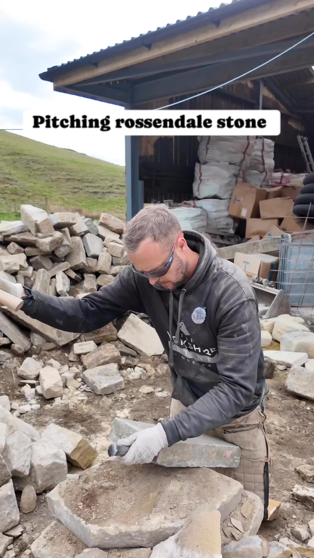 Pitching rossendale stone #Lancashire #pitchingstone #oldschool # ...