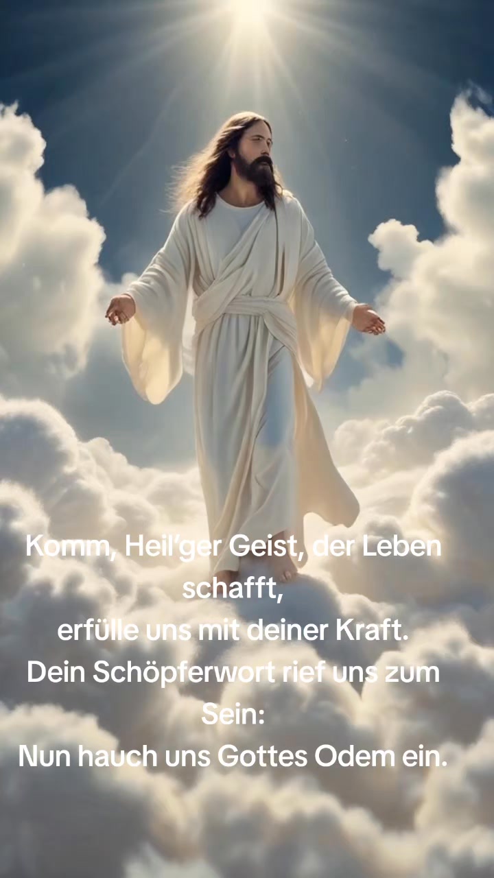 Komm, Heil’ger Geist, der Leben schafft, erfülle uns mit deiner Kraft ...