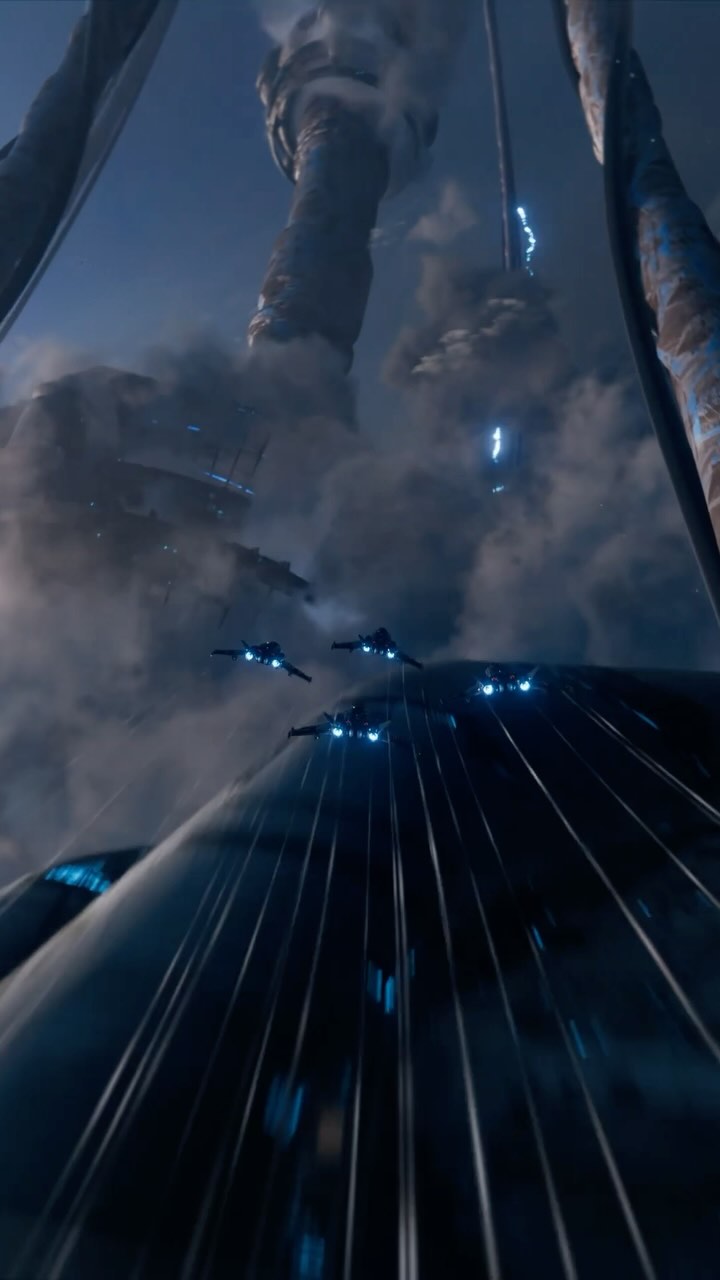 MoonHawk Squadron v Tether Moon hawk, fighter jet High above the Earth ...