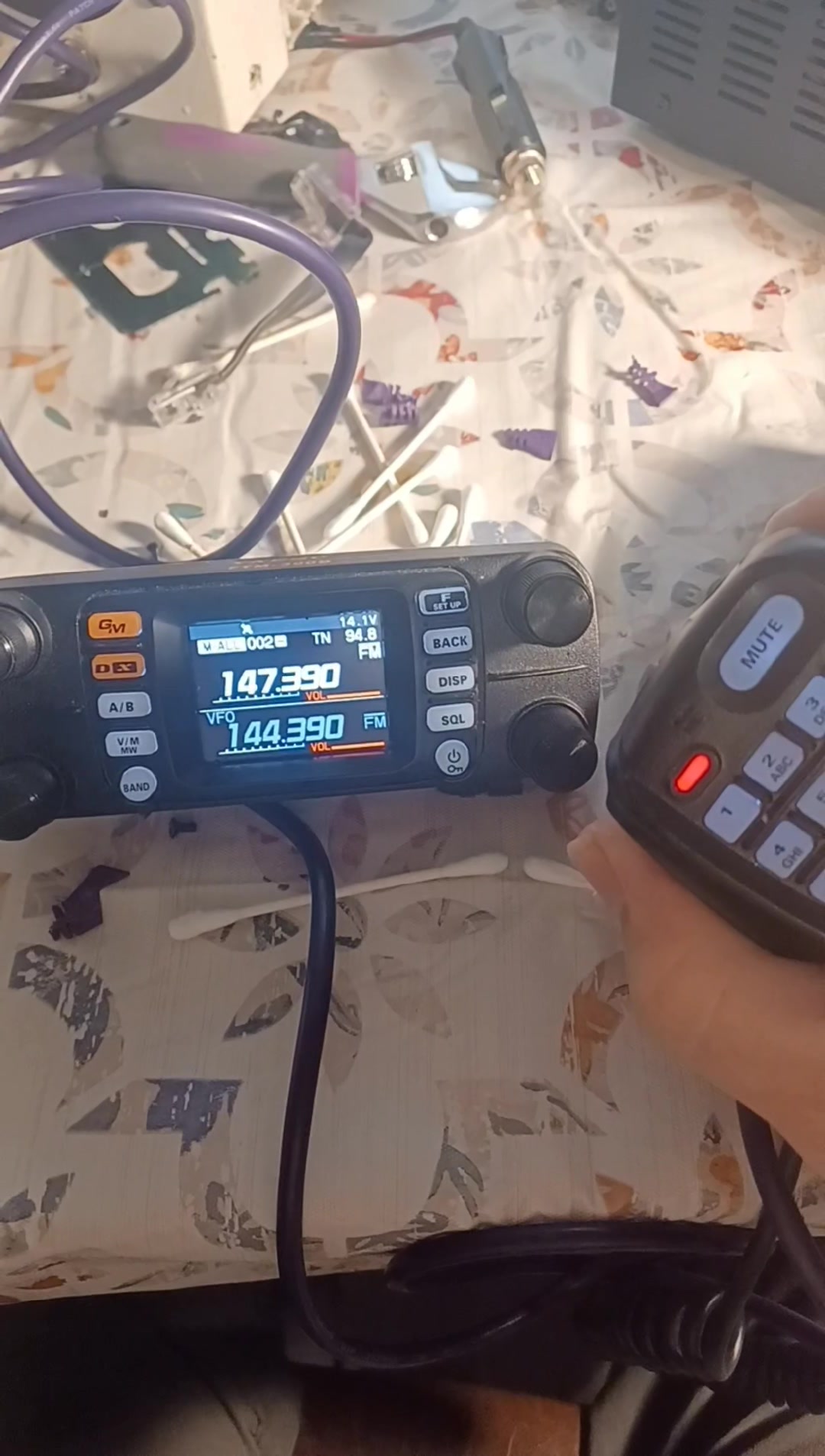 Tx frequency of Yaesu FTM 300D model from Japan