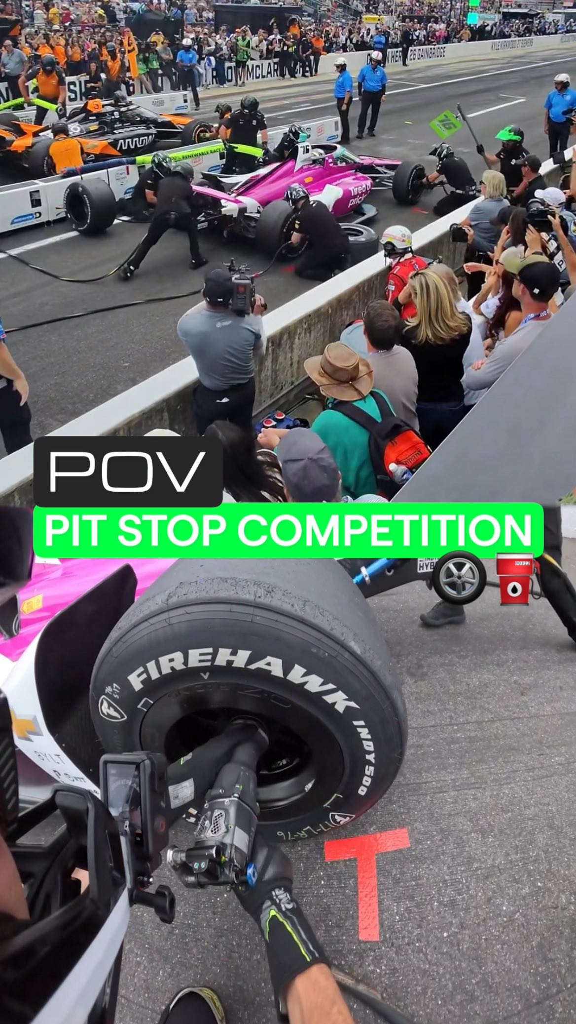 Pit Stop POV: Top: You’re in the stands watching @conordaly22 and the ...