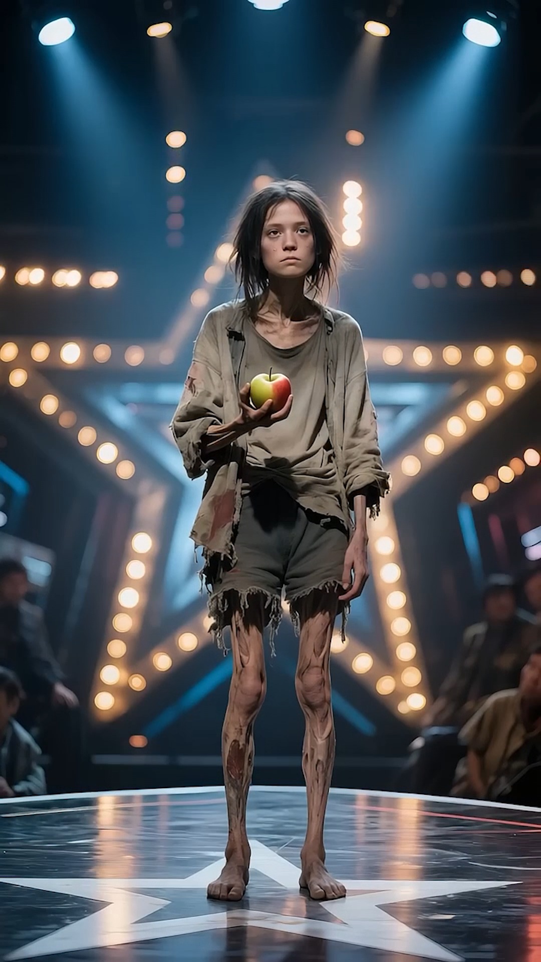 The Girl with the Apple: A Spellbinding Act That Turned Silence into ...