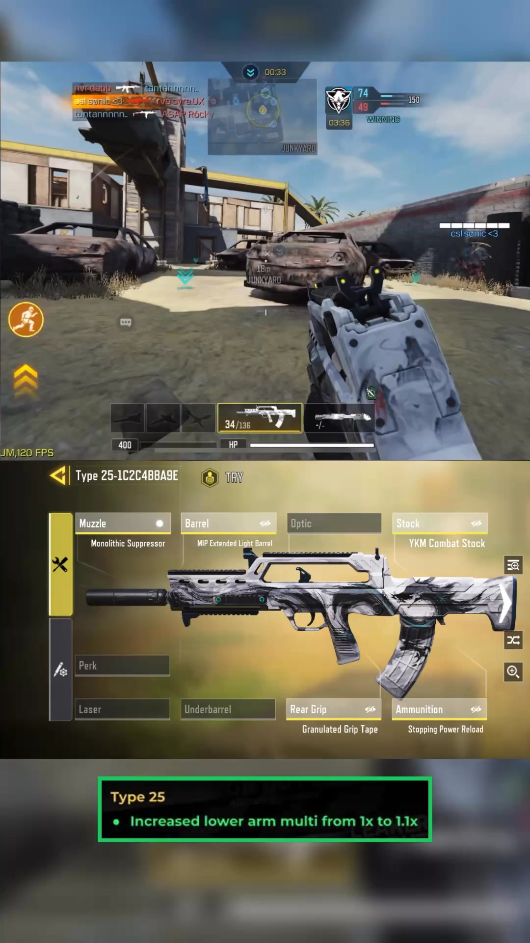Type 25 buff in Season 3 (2025)… #cod #codm #codmobile #callofduty # ...