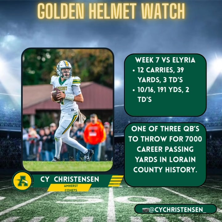🏆 Golden Helmet Watch 🏆 Presented by WOBL & WDLW 🏈 Find out which ...