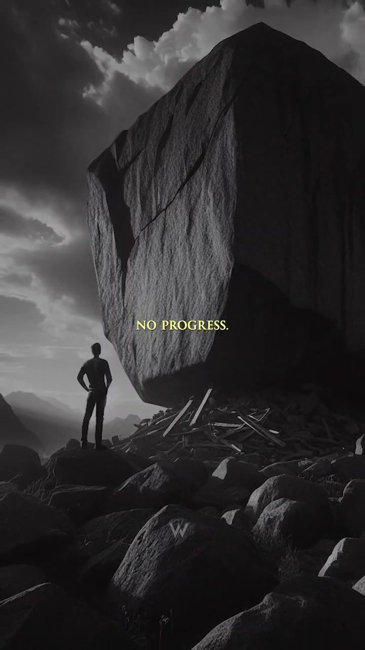 You're not just moving the rock - you're moving yourself... . . # ...