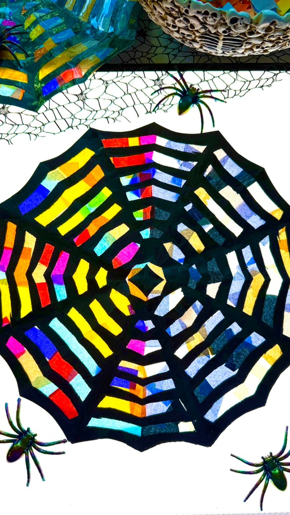 Wednesday Stained Glass Web Window —————————————————————— After ...